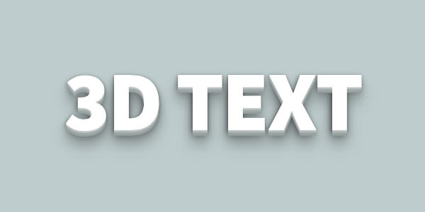 Teaser image for 3d Text