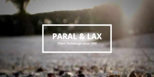 Teaser image for Paral & Lax