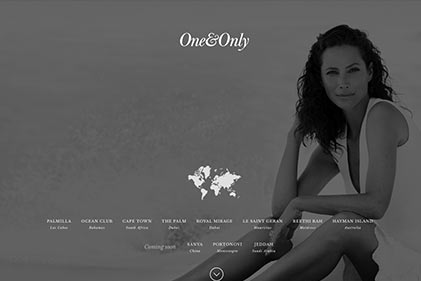 Screenshot of One&Only Resorts