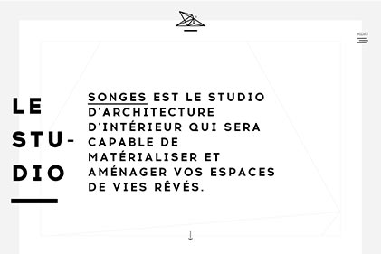 Screenshot of Studio Songes