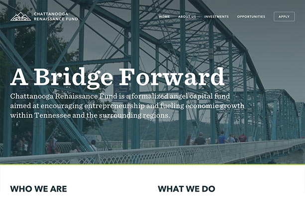 Screenshot of Chattanooga Renaissance Fund