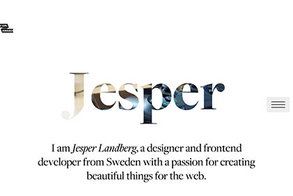Screenshot of Jesper Landberg