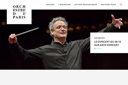 Screenshot of Orchestre de Paris