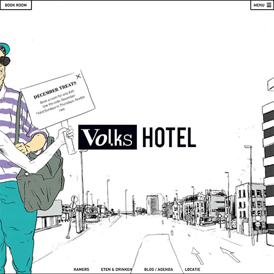 Screenshot of Volkshotel
