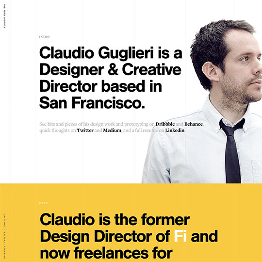 Screenshot of Claudio Guglieri