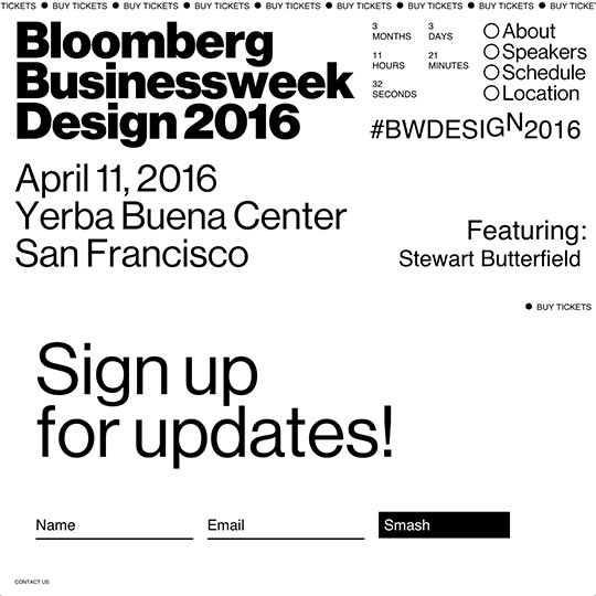 Screenshot of Bloomberg BusinessWeek Design